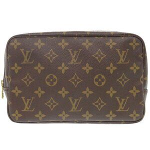 LOUIS VUITTON Authentic Brown Monogram Pouch